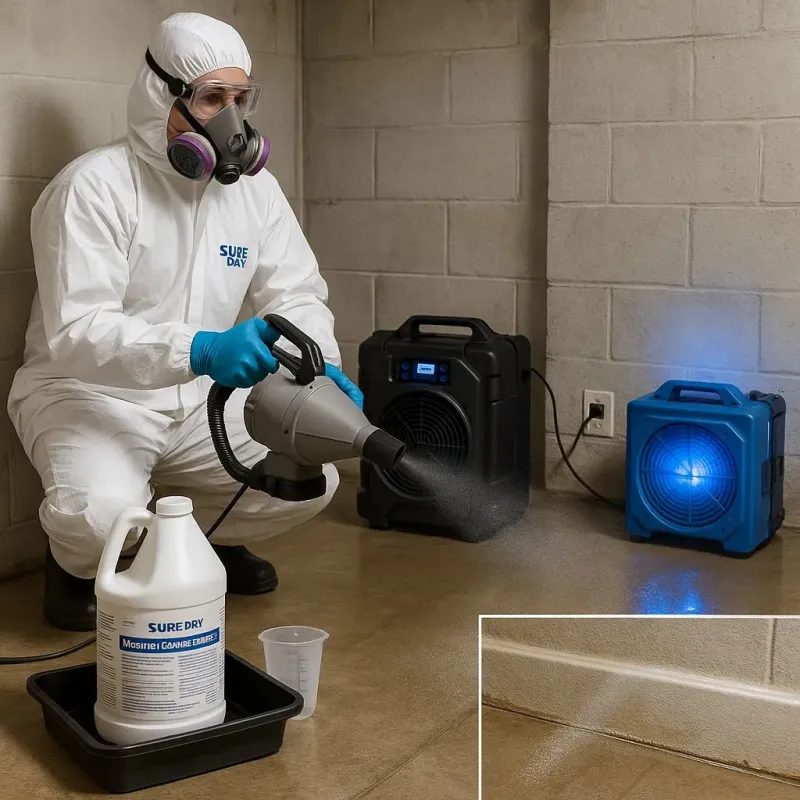 Sanitization and Odor Removal process in Liberty, NC