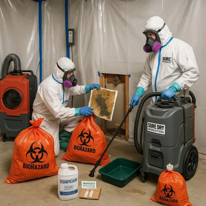 Contaminated Water Handling Protocols process in Liberty, NC