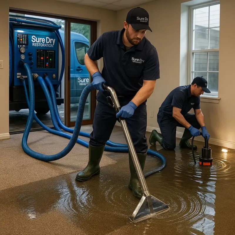 Water Extraction and Removal process in Liberty, NC